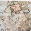 Clayre & Eef 73085 Papierové obrúsky modro-béžové s motívom ruží 33x33 cm 20 ks