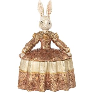 Clayre & Eef 6PR5509 Šperkovnica Rabbit Beige...