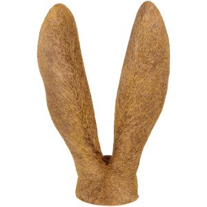 Clayre & Eef 6PR5115 Dekoratívne králičie uši hnedoružové 22x16x34 cm