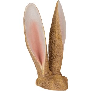 Clayre & Eef 6PR5115 Dekoratívne králičie uši hnedoružové 22x16x34 cm