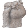 Clayre & Eef 6TE0556M Kvetináč Rabbit Beige Gold 16x18x18 cm