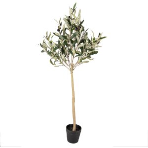 Clayre & Eef 5PL0149 Dekoratívny strom zelený 20x20x90 cm plast