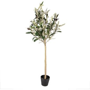 Clayre & Eef 5PL0149 Dekoratívny strom zelený 20x20x90 cm plast
