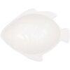 Clayre & Eef 6CEBO0206 Miska Fish Ceramic White 12x9x4 cm 75 ml
