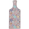 Clayre & Eef 6CE2058 Podložka pod panvicu modrá 12x30 cm Keramická podložka Boho