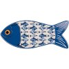 Clayre & Eef 6CE2059 Podložka pod panvicu modrá biela 12x30x1 cm Keramika