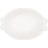 Clayre & Eef 6CEBO0200S Keramická miska 9x6x3 cm 25 ml biela vidiecky štýl