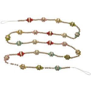 Clayre & Eef 65995 Vianočná girlanda Silver...