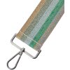 Juleeze JZBS0001 Popruh na tašku 5x140 cm béžovo zelený nastaviteľný s karabínou