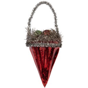 Clayre & Eef Vianočný prívesok sklo...