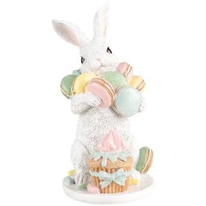 Clayre & Eef dekorácia Králik biely...