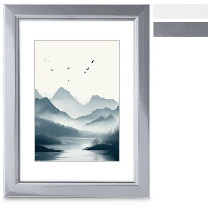 Hama Plastový rám Chill White Silver 10x15 cm 13x18 cm 15x20 cm 30x40 cm