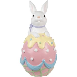 Clayre & Eef dekoratívny zajac na veľkonočnom...