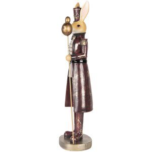 Clayre & Eef dekoratívny králik 6PR5467 vidiecky štýl polyresin 13x12x47 cm