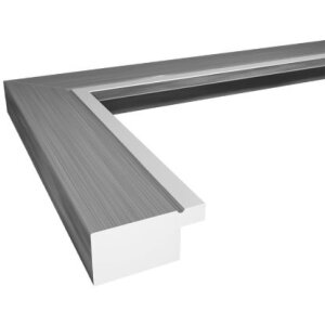 Walther Beyond design rám 21x29,7 cm strieborné číre sklo MDF zadný panel