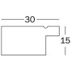 Walther Beyond design rám 21x29,7 cm strieborné číre sklo MDF zadný panel
