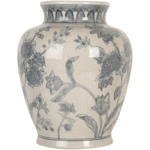 Clayre & Eef 6CE2076 Váza bielo-modrá...