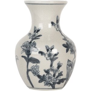 Clayre & Eef 6CE2077 Váza bielo-modrá...