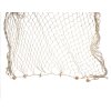 Clayre & Eef 66072 Dekorácia Fishnet Beige 200x400 cm Country style