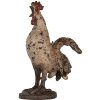 Clayre & Eef 6PR5481 Dekoratívny kohút béžovo hnedý 26x13x33 cm Polyresin