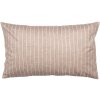 Clayre & Eef Obliečka na vankúš 30x50 cm Hnedá Biela Country štýl Polyester