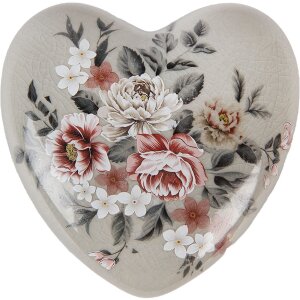 Clayre & Eef Dekoračné srdce keramické...