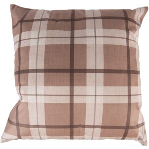 Clayre & Eef NWV20-1 Obliečka na vankúš 45x45 cm Béžová Hnedá Country štýl