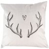 Clayre & Eef NWV20-1 Obliečka na vankúš 45x45 cm Béžová Hnedá Country štýl