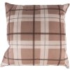 Clayre & Eef NWV20-1 Obliečka na vankúš 45x45 cm Béžová Hnedá Country štýl