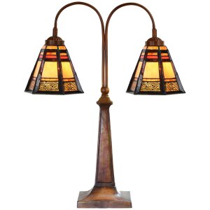 LumiLamp 5LL-6366 Tiffany stolová lampa z...