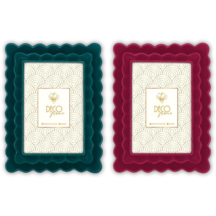 ZEP Rám na obraz Deco Red/Green Baroque Design 10x15 cm 13x18 cm 15x20 cm