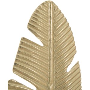 Mauro Ferretti dekoratívna plastika Leaf Glam Gold Black 10x10x34 cm