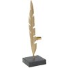 Mauro Ferretti dekoratívna plastika Leaf Glam Gold Black 10x10x34 cm