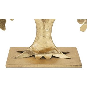 Mauro Ferretti dekorácia strom života s motýľmi 31x8x30 cm zlatej farby