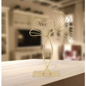 Mauro Ferretti socha Leaf Glam Gold 25x8,5x35 cm