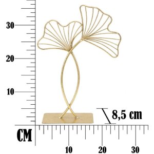 Mauro Ferretti socha Leaf Glam Gold 25x8,5x35 cm