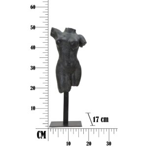 Mauro Ferretti Sculpture Museum Žena 19x17x50 cm čierna