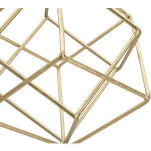 Mauro Ferretti socha Kocka 16x18x52,5 cm zlato-biela