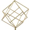 Mauro Ferretti socha Kocka 16x18x52,5 cm zlato-biela