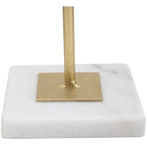 Mauro Ferretti socha Kocka 16x18x41,5 cm zlato-biela