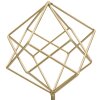 Mauro Ferretti socha Kocka 16x18x41,5 cm zlato-biela