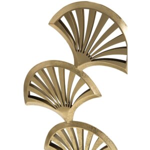 Mauro Ferretti socha Triple Leaf 23,5x10x44 cm zlato-čierna