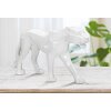 Mauro Ferretti panter biela socha 70x18x32,5 cm