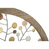 Mauro Ferretti nástenný panel strom života Ø61x1,8 cm zlatý prírodný