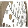 Mauro Ferretti nástenný panel strom života Ø61x1,8 cm zlatý prírodný