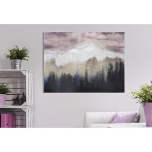 Mauro Ferretti nástenná maľba Rosa Berg 80x2,7x60 cm viacfarebná