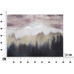 Mauro Ferretti nástenná maľba Rosa Berg 80x2,7x60 cm viacfarebná