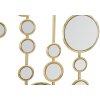 Mauro Ferretti nástenný panel Malé zrkadlá 35,5x1,5x90 cm zlatej farby