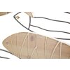 Mauro Ferretti nástenný panel ryby 60x2x30 cm čierna prírodná farba