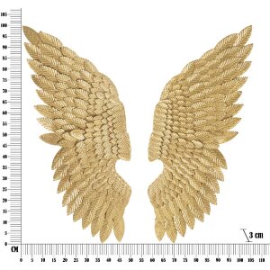 Mauro Ferretti nástenný panel Ali Beauty Set 2 ks 37,5x3x100 cm zlatej farby